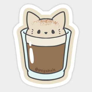 Meowcchiato Sticker